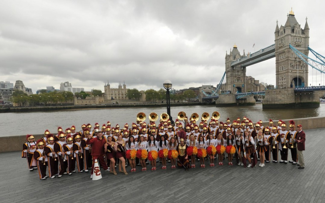 USC Trojan Band in London