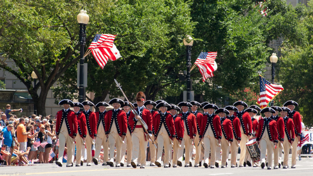 Revolutionary War Marchers - National Independence Day Parade