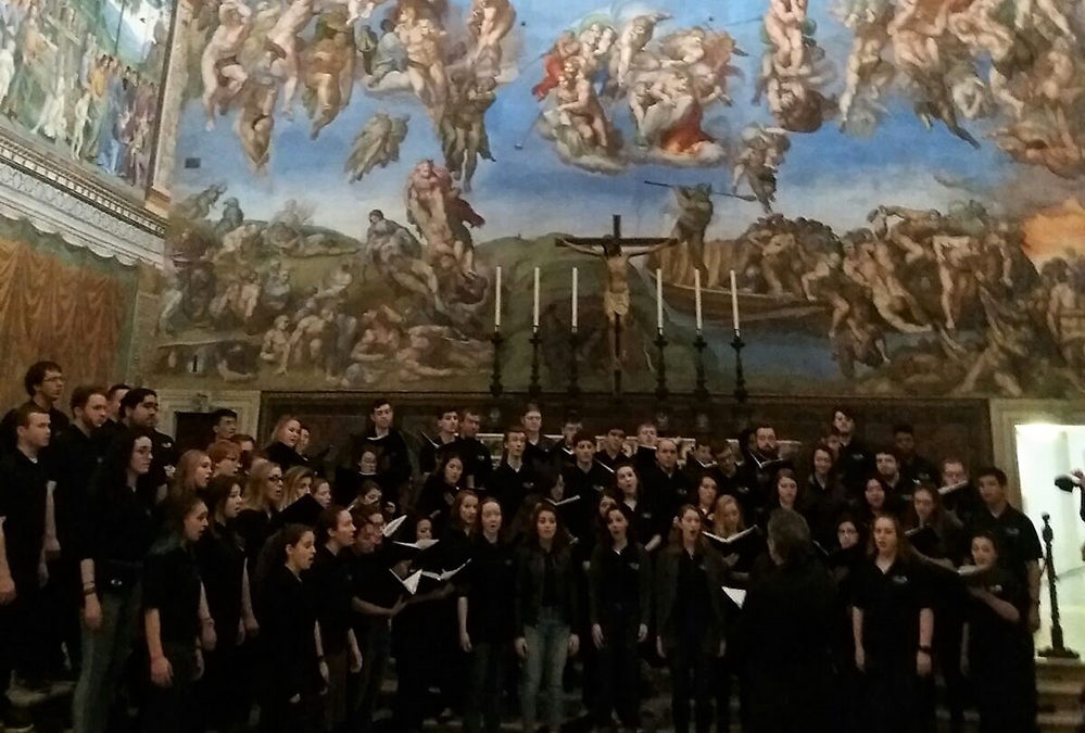 The UConn Choirs Sing in the Sistine Chapel!