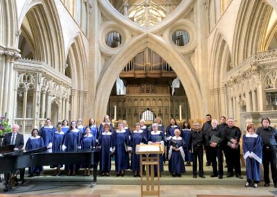 Choir in Wells Cathedral