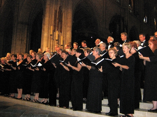 Mountain View Presbyterian Church Choir Performs in France