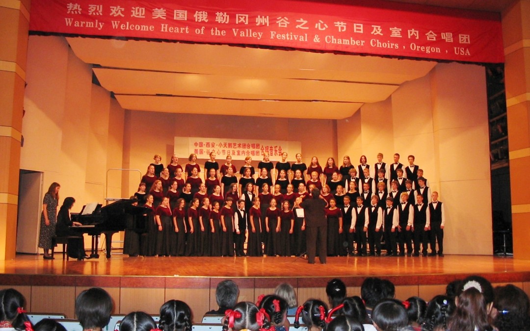 Heart of the Valley Children’s Choir “Honored Guests” in China