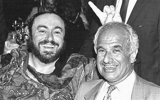 Luciano Pavarotti and Herbert Breslin