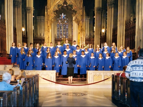 York High School Choir Perform in St. Patrick’s Cathedral in New York City
