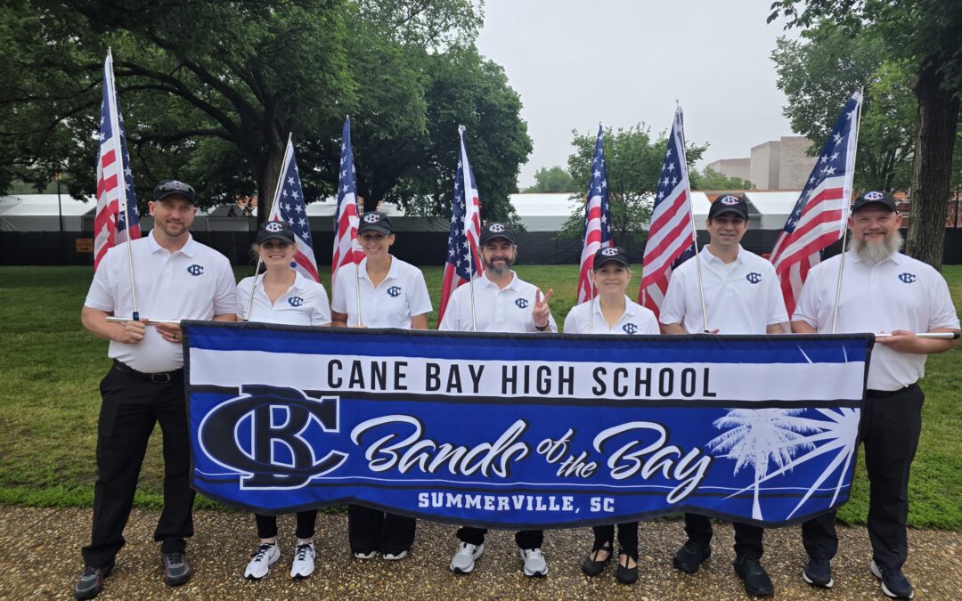 Cane Bay High School Band in the national Memorial Day parade