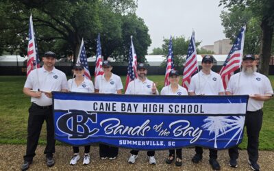 Cane Bay High School Band in the national Memorial Day parade
