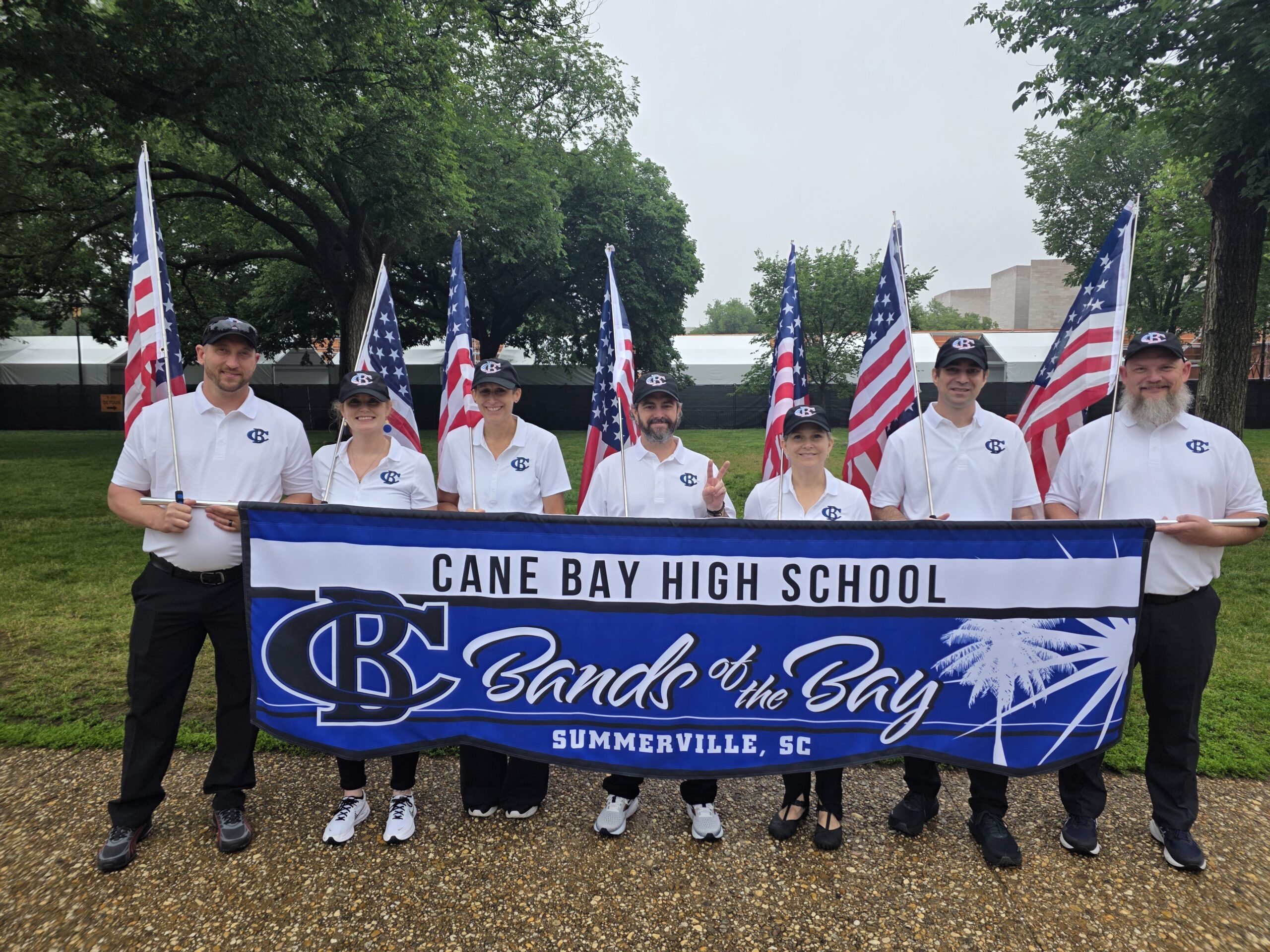 Cane Bay High School Band in the national Memorial Day parade