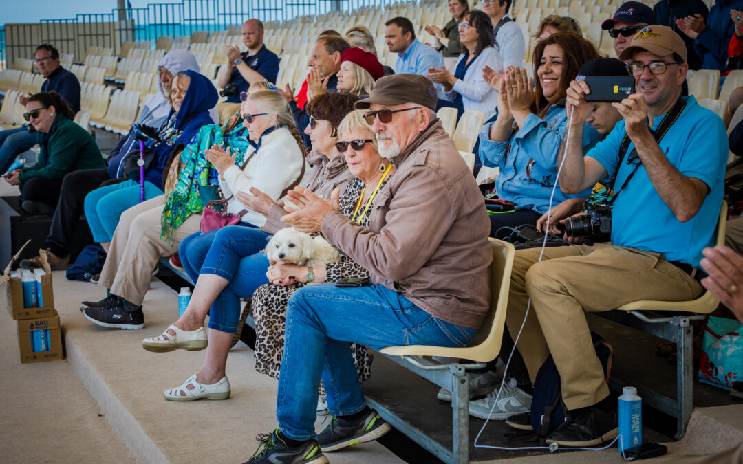 Stockton Portsmen harmonizing Hearts in France for D-DAY