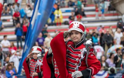 Bedford High School Bands joins the Memorial Day Parade
