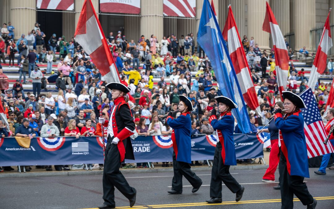 Madison High School Band Marches for Memorial Day