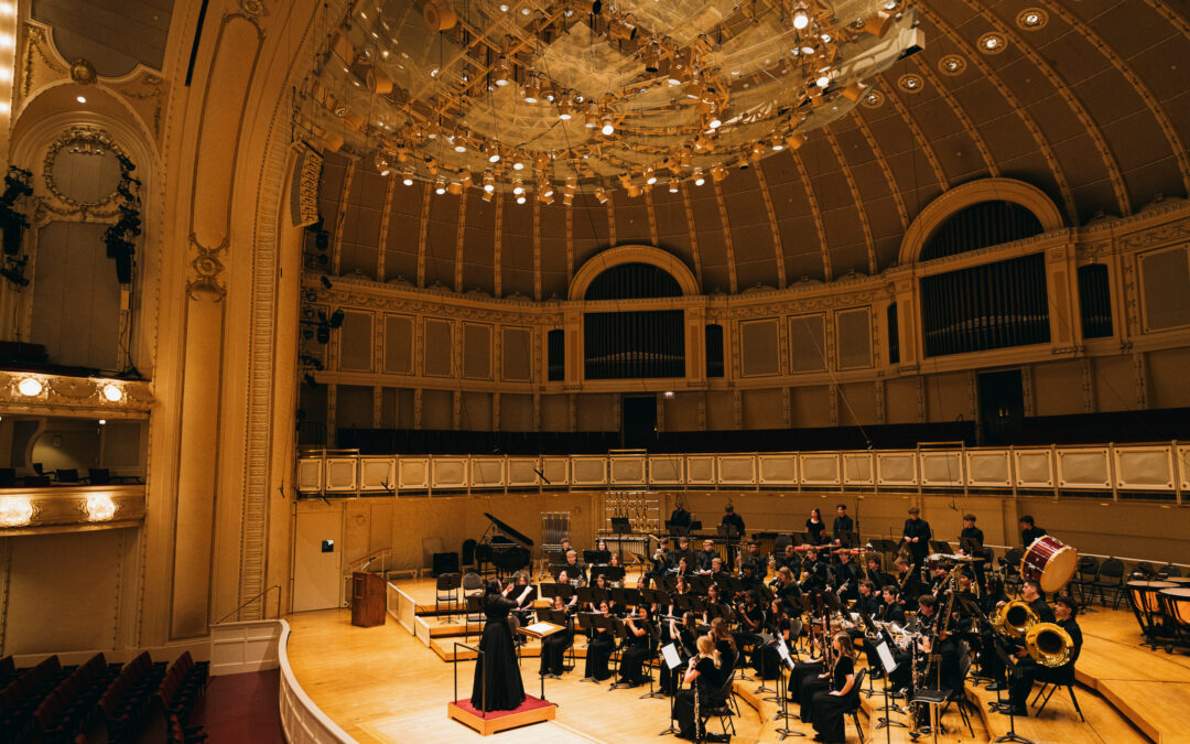 Broken Arrow High School Band at Chicago Grainger!