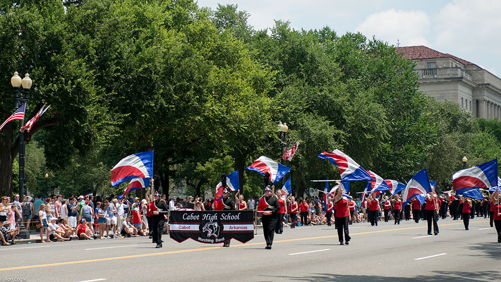 The Cabot High School Band Tours and Marches Washington, DC