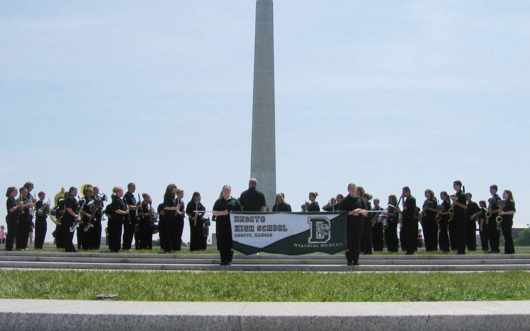 De Soto High School Band Participate in the National Memorial Day Parade