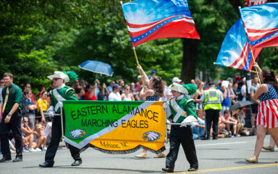 Eastern Alamance High School Band Marches in DC