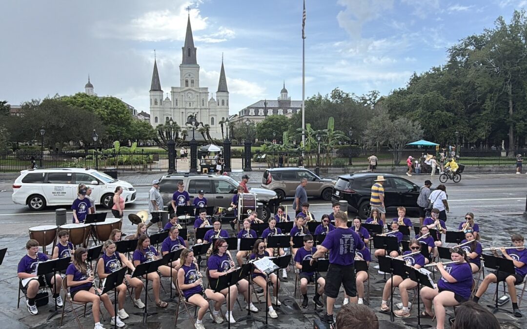 Gardner-South Wilmington High School Band tours New Orleans