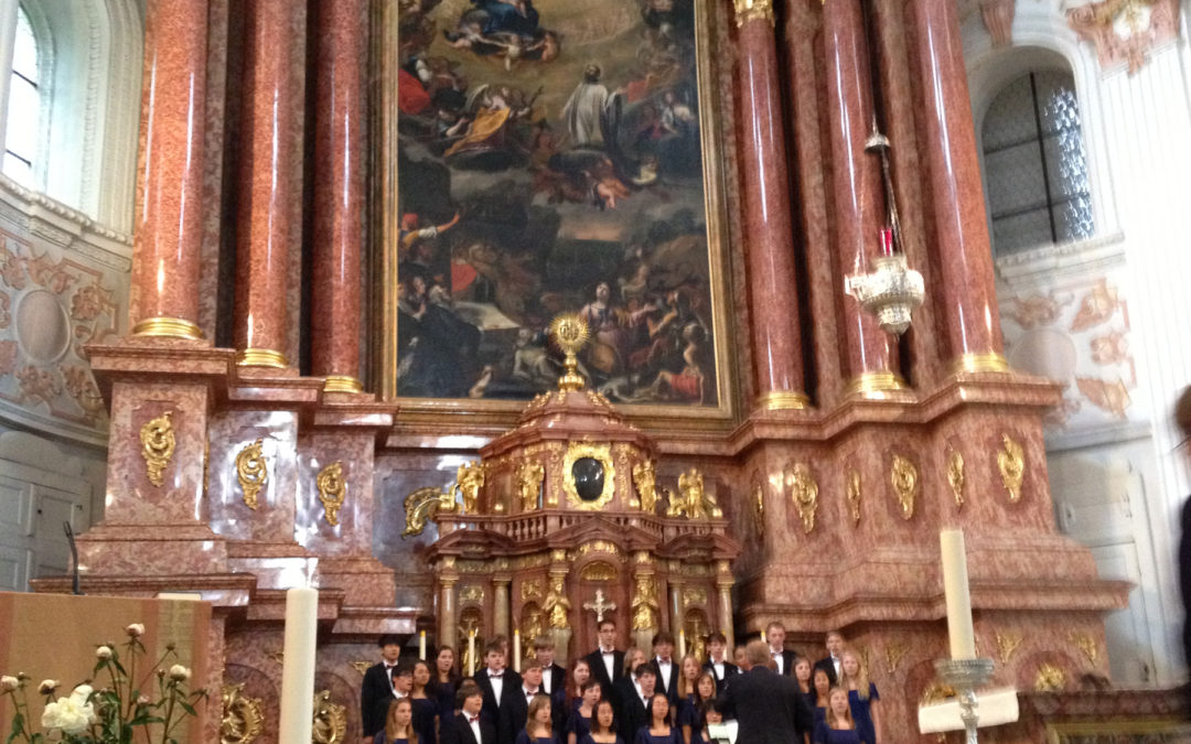 Indian Springs School Choir Performs at the Jesuit Church in Lucerne