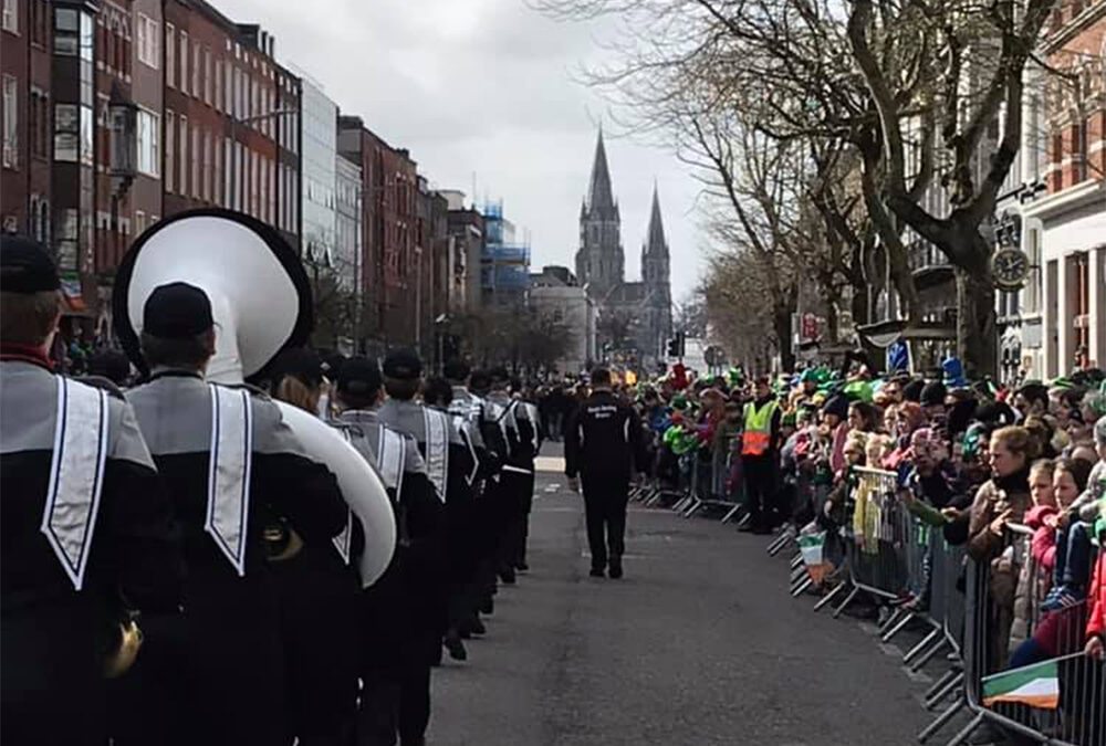 The Mandan Marching Braves Return From Ireland