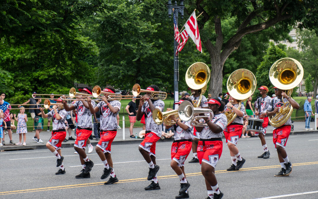 The Mount Zion Bulldogs & Zionettes March in DC