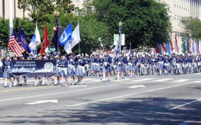 Nitschmann Middle School Band Marches in DC