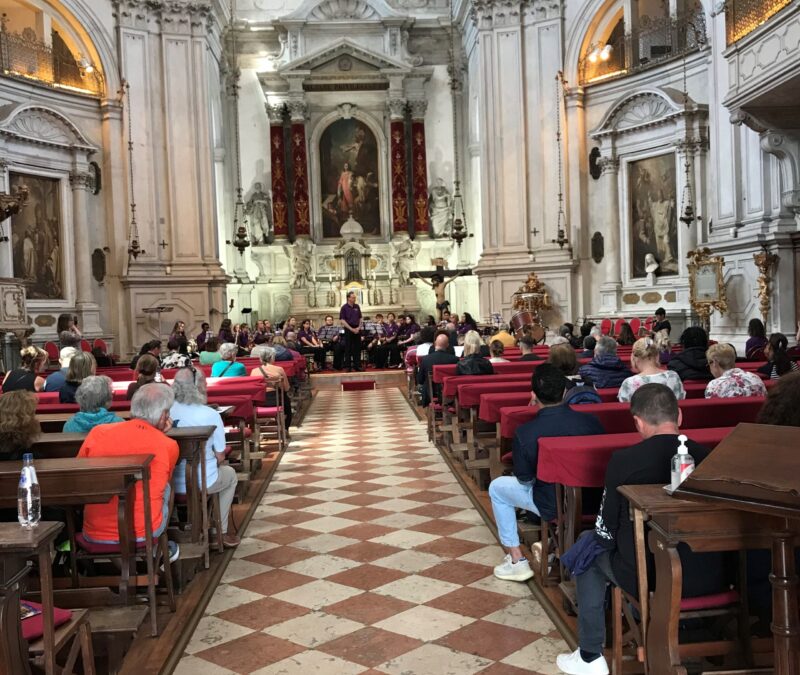 The High Point University Wind Ensemble Tours Italy