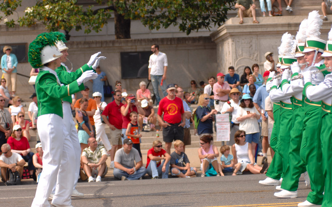 Smithville High School Band Marches in the National Memorial Day Parade