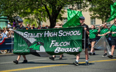 Staley High School Marches for Memorial Day