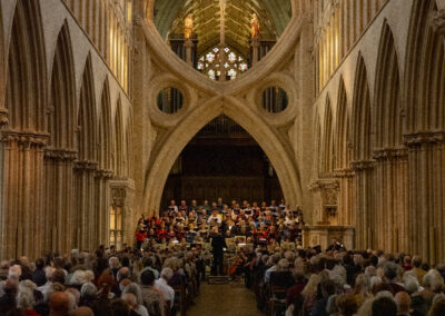 Choir and Orchestra Performance in Wells Cathedral