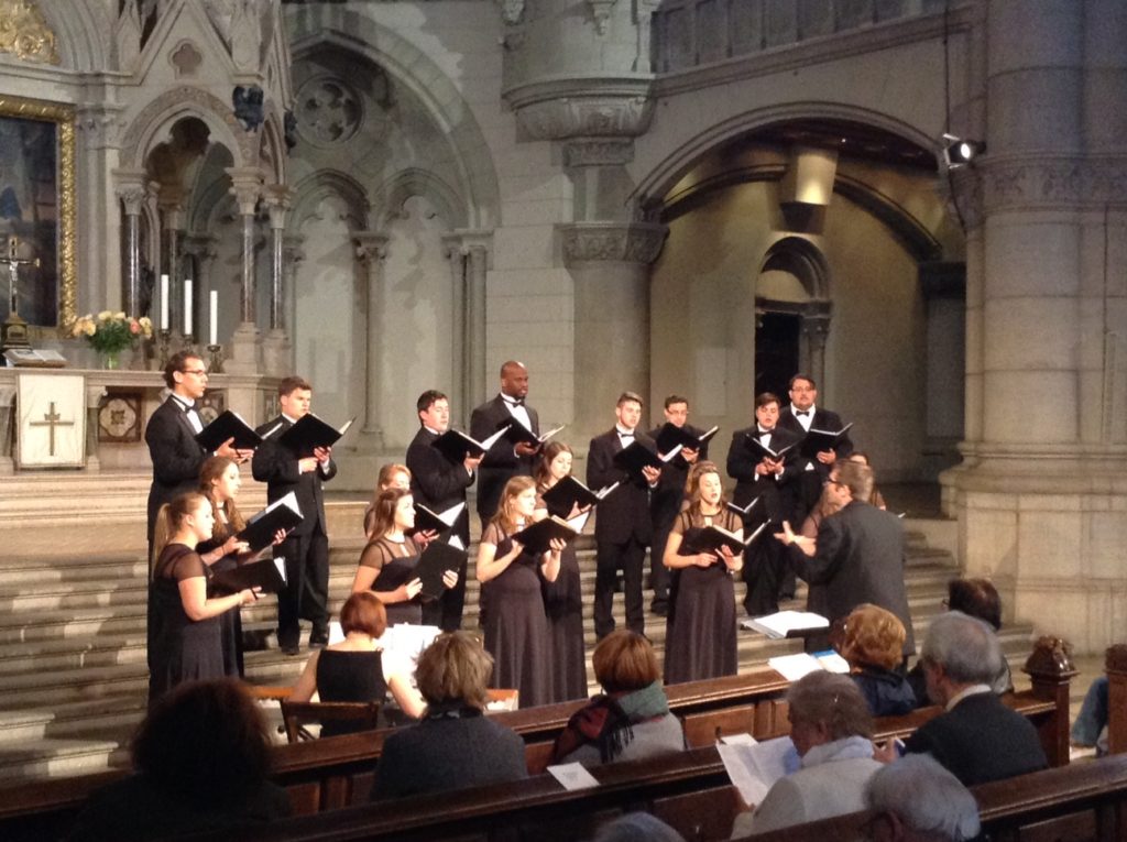 Westminster College Choir in the Lukaskirche