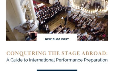 Conquering the Stage Abroad: A Guide to International Performance Preparation